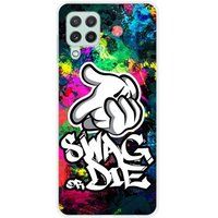 Samsung Galaxy A22 4G Swag or die Bedrukt siliconen hoesje