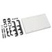 Hager UE22PEN Bouwsteen universeel 300x500 m. 2-polige SAS-drager PE/N draaibaar