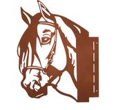 UNUS® Boomsteker boomprikker paard roestlook van metaal tuindecoratie paard