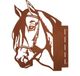 UNUS® Boomsteker boomprikker paard roestlook van metaal tuindecoratie paard