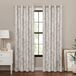 Eclipse Verduisteringsgordijnen, Larissa Blad doorvoertule gordijnen, 213 cm lang x 127 cm breed, patroon 100% verduisterende gordijnen, thermisch geïsoleerde gordijnen voor woonkamer of slaapkamer, 1