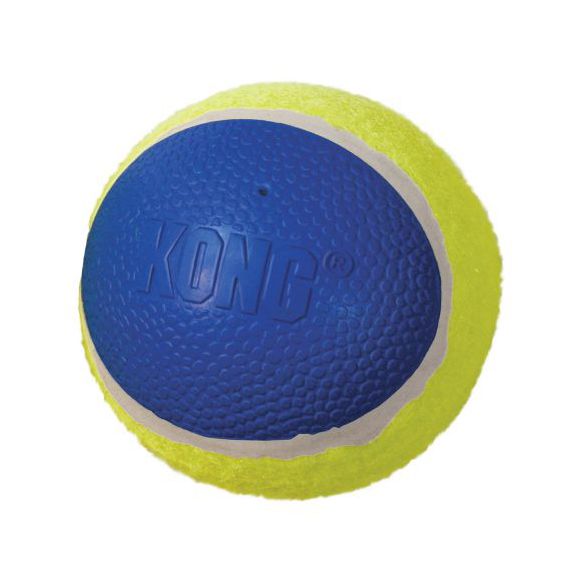 Kong SqueakAir Ultra - Medium - 6.5 cm - Blauw/Geel