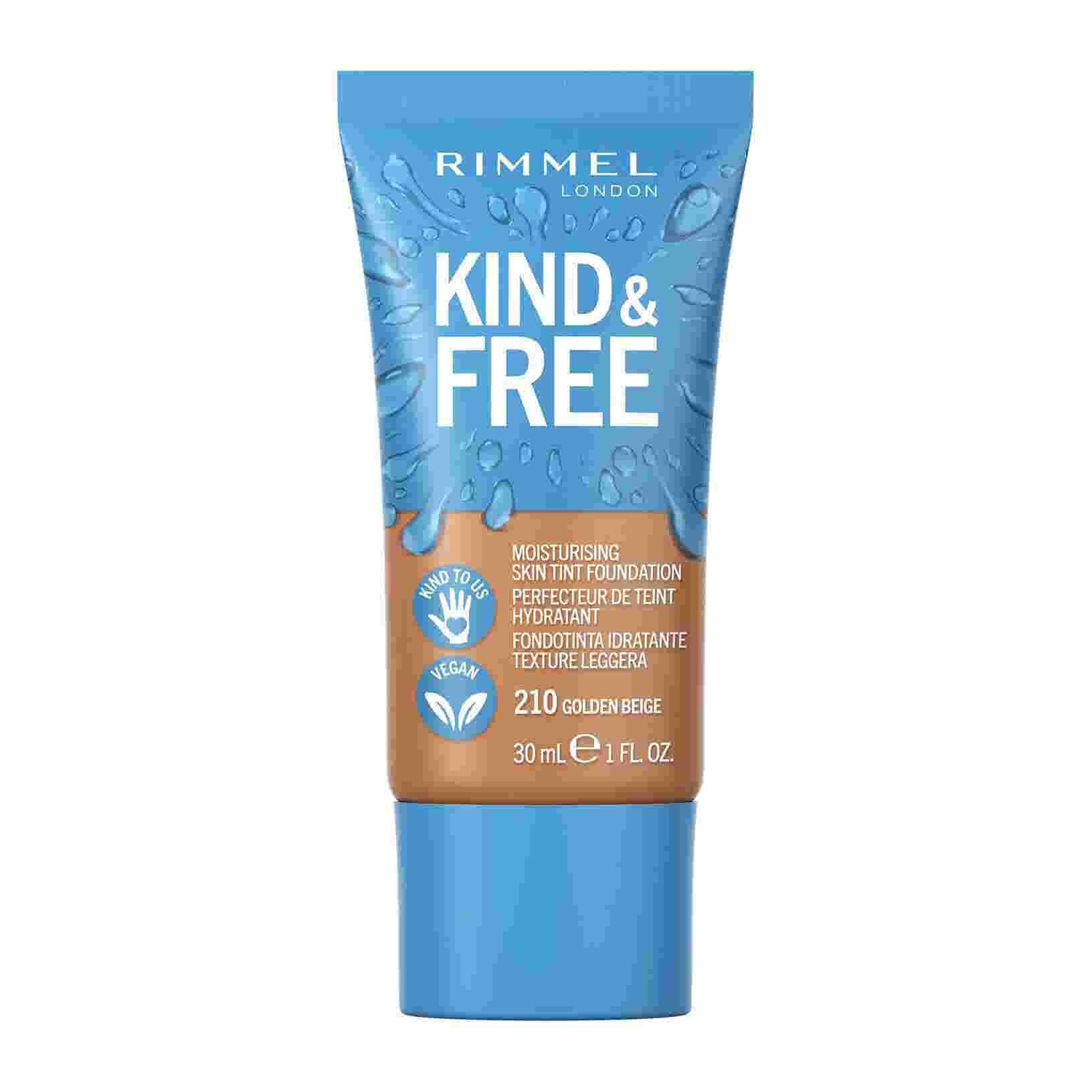 Rimmel Kind & Free Foundation - 210 Golden Beige - 30ml