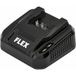 Flex Chargeur de batterie CA 18 LD2 pour batteries 18 V, avec écran