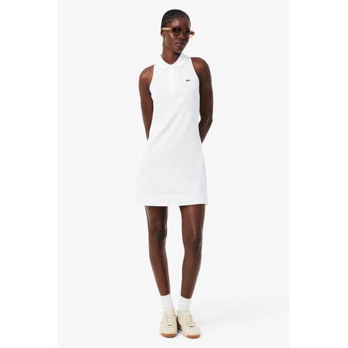 Lacoste Korte Jurk Ecru