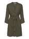 ONLY Onlclemmentine Life 3/4 Dress Wvn Noos Delicate damesjurk met V-hals en 3/4 mouwen