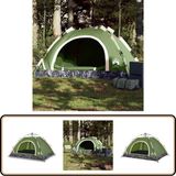 vidaXL Tent - 2-persoons - Snelontgrendeling - Groen