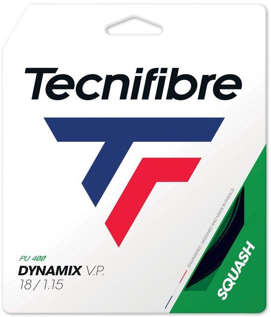 Tecnifibre Dynamix Vp 9.7 M Pompoen Enkele Snaar Zwart 1.15 mm
