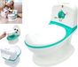 Merkloos / Sans marque Bol Baby Toilet Potje Realistisch Geluid Doorspoelen, Toilet Training voor Jongens en Meisjes, Stabiel, Comfortabel, Verwijderbaar Bakje. Ideaal eerste toilet. (groen)