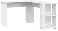 vidaXL Hoekbureau Wit Bewerkt hout 140 x 113,5 x 75 cm