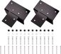 Platinum Sun & Shade – Pergola kit - Verlenging element voor monteren van Pergola palen - Zwart