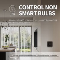 Calex Smart LED Dimmer - Wifi - Inbouw - 5-250W - Fase Aan/Afsnijding - Universeel