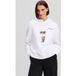 Karl Lagerfeld Ikon Aquarelle K Hoodie White Taille: M
