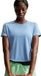Nike Tempo Dames Hardloopshirt - Blauw - Maat M