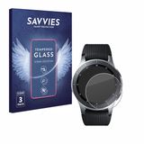 Savvies Glas Screenprotector voor Samsung Galaxy Watch (46 mm) - Gehard Beschermglas 9H 3 Stuks