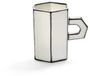 Serax Annebet Philips Carte Blanche double espresso cup 95ml white/black (set of 2)