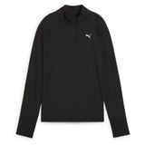 PUMA RUN VELOCITY CLOUDSPUN top met kwartrits voor Dames, Zwart, Maat XXL