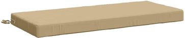 vidaXL Coussin de banc SOEST 100% Polyester Beige 110 x 50 x 8 cm