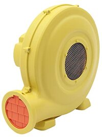 DENEST 350 W blazer, elektrische luchtblazer, turbolventilator, radiale blazer, windmachine, elektrische ventilator voor springburg, waterglijbaan, opblaasbare springkastelen (350 W)