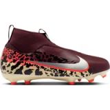 Nike Air Zoom Mercurial Superfly 10 Academy MG United - Bordeaux/Argenté/Universal Red/Gris Enfant - Multi Ground (MG), pointure 33