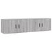 VidaXL TV-Wandschrank, 2 Stück, Sonoma Grau, 80x34,5x40 cm