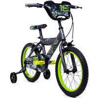 Huffy Delirium BMX jongensfiets 16 inch groen grijs 5-7 jaar