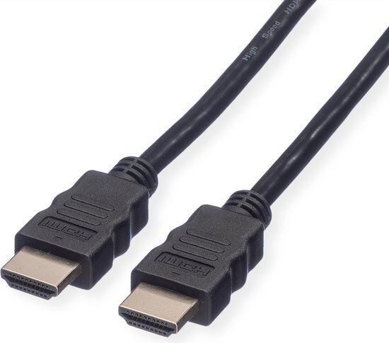 ROLINE HDMI High Speed kabel met Ethernet M-M, zwart, 5 m
