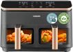 COSORI CAF-R903 Dubbele luchtfriteuse, digitaal, 8,5 l, grote capaciteit, 8-in-1 functie, 35-230 °C, venster, met online recepten