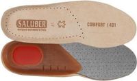 Saluber inlegzolen Comfort met PORON schokdemping en echt leer - Schoenmaat 43