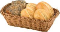 Assheuer + Pott Buffetmand economic - rechthoekig - 23x17xh8 cm - Bruin - Set van 2 stuks