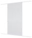 Porte coulissante anti-insectes en aluminium, dimensions 120 x 240 cm, couleur blanche
