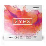 D'Addario DZ611 3/4L 3/4 Schaal Lichte Spanning Zyex Bass Enige G String