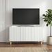 Maison Exclusive meuble TV - Blanc, 99 x 34,5 x 50 cm, panneau de particules