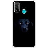 Huawei Bedrukt siliconen hoesje compatibel met P Smart 2020 Chien noir