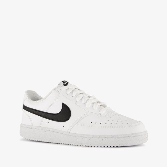 Nike Court Vision Low Next Nature Dames Sneakers Wit/Zwart Maat 40