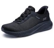 Skechers Dames BOBS Squad Chaos, Black Mesh, 8 UK, Zwart gaas, 41 EU