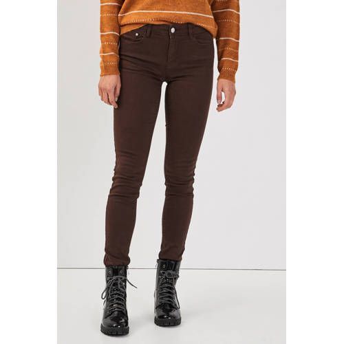 Cache Cache High Waist Slim Fit Jeans - Coffee Bean