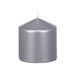 Zilveren kaars, 7 x 7,5 x 7 cm, 24 stuks