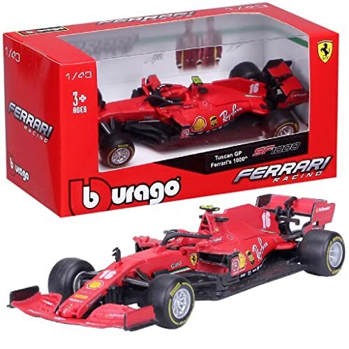 Bburago 36823L miniatuur auto rood/zwart