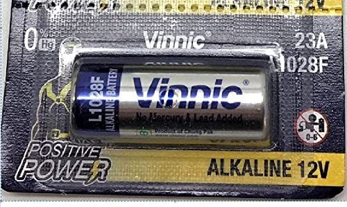 Vinnic L1028 12V 23A alkaline batterij - voor deurbel, auto afstandsbediening en andere elektronische apparaten