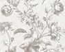 A.S. Création VINTAGE ROZEN BEHANG | Bloemen - licht grijs wit - My Home My Spa