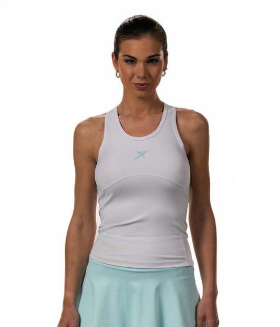Drop Shot Opalo Mouwloos T-shirt Grijs M Vrouw