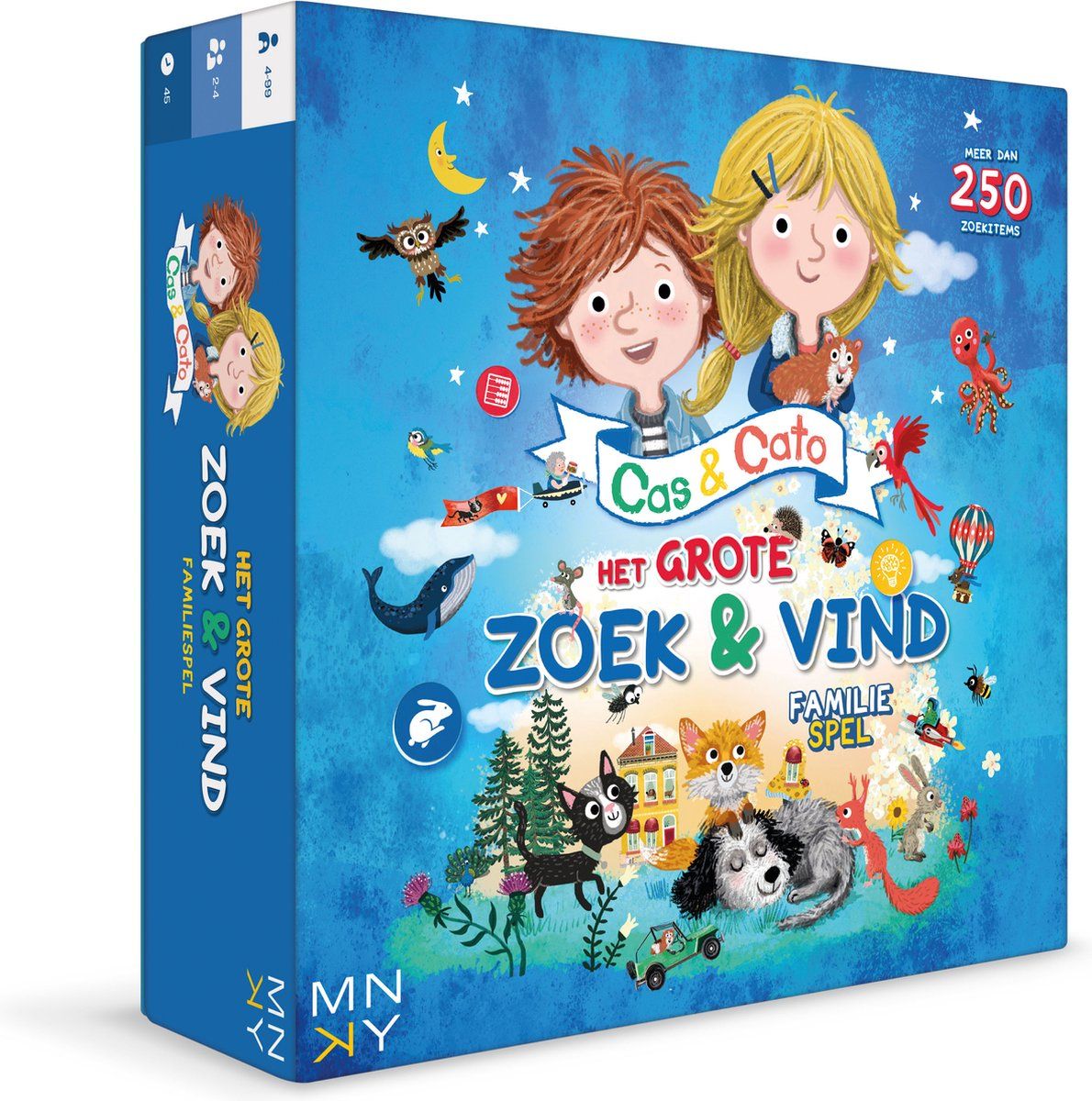 MNKY Entertainment Cas & Cato - Het grote zoek & vind familiespel - 8720387822560