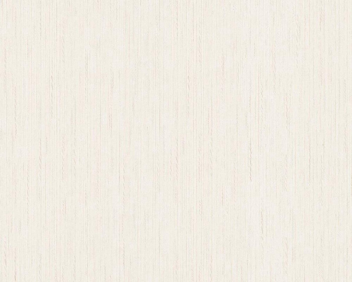 A.S. Création ZIJDEGLANS UNI BEHANG - Creme - AS Creation Concerto 3 - Vinyl - EAN: 4000776859624
