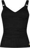 Ten Cate Beach Ten Cate Tankini Top V-neck Zwart Dames Maat 40