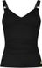 Ten Cate Beach Ten Cate Tankini Top V-neck Zwart Dames Maat 40