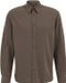 WE Fashion Heren relaxed fit overhemd Bruin Katoen Maat XXL