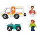 PLAYTIVE Véhicules d'urgence ferroviaires avec son et lumière (Ambulance)