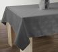 Le Linge de Jules Tafelkleed, vuilafstotend, damast, 150 x 240 cm, antraciet