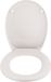Merkloos / Sans marque Wan GmbH Toilet Seat with Soft-Close Mechanism - Duroplast, White